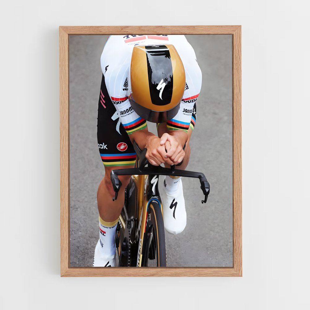 Poster Le Cycliste Urbain – affiche Cyclisme (vue 4)